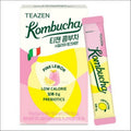 TEAZEN Kombucha Pink Lemon 10 Sticks / Low Calorie, Zero Sugar
