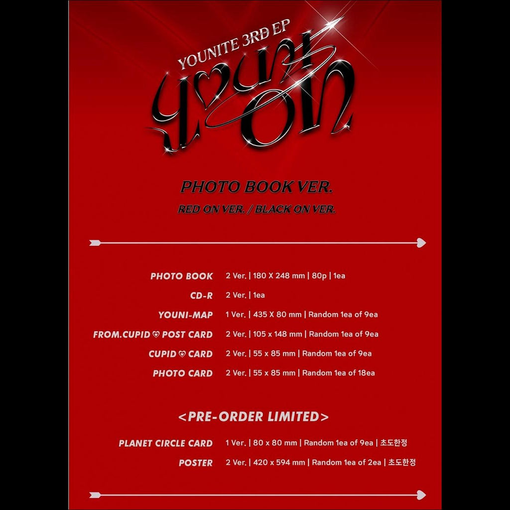 YOUNITE YOUNI-ON PHOTO BOOK VER. 3RD EP Album