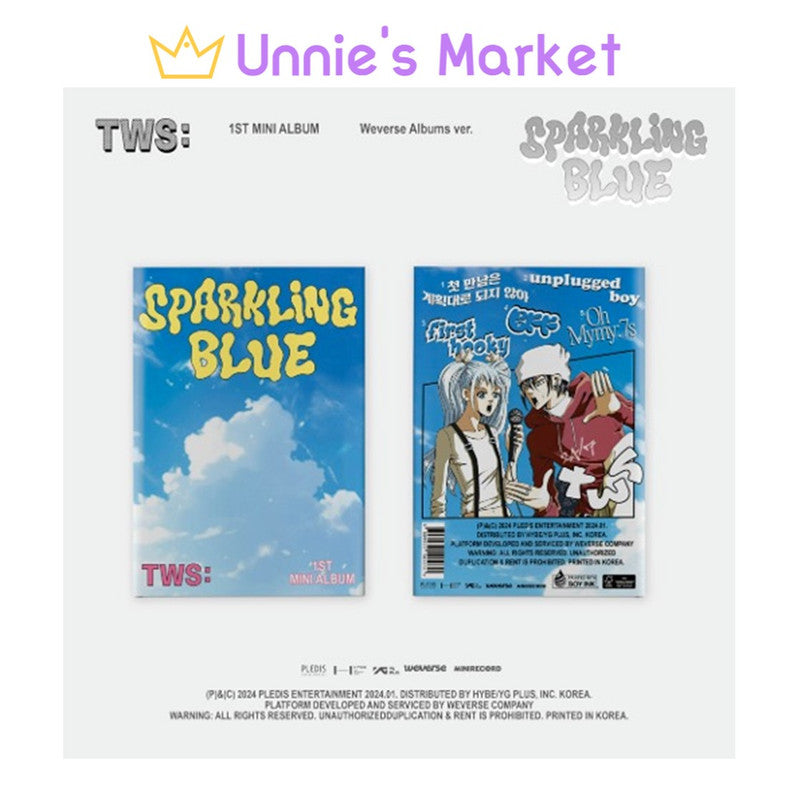 TWS 1st Mini Album 'Sparkling Blue' Weverse Albums ver.