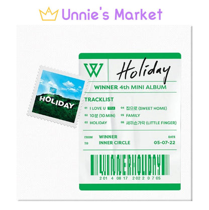 WINNER 4th MINI ALBUM [HOLIDAY] (KiT ver.)