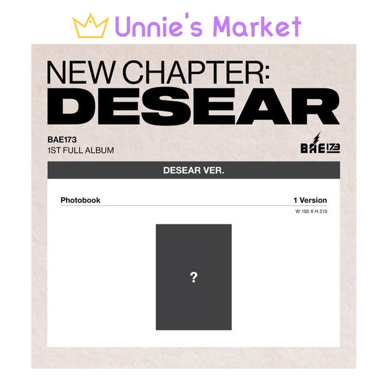BAE173 [NEW CHAPTER  DESEAR] DESEAR ver. (EVER ver.) + Free Gift