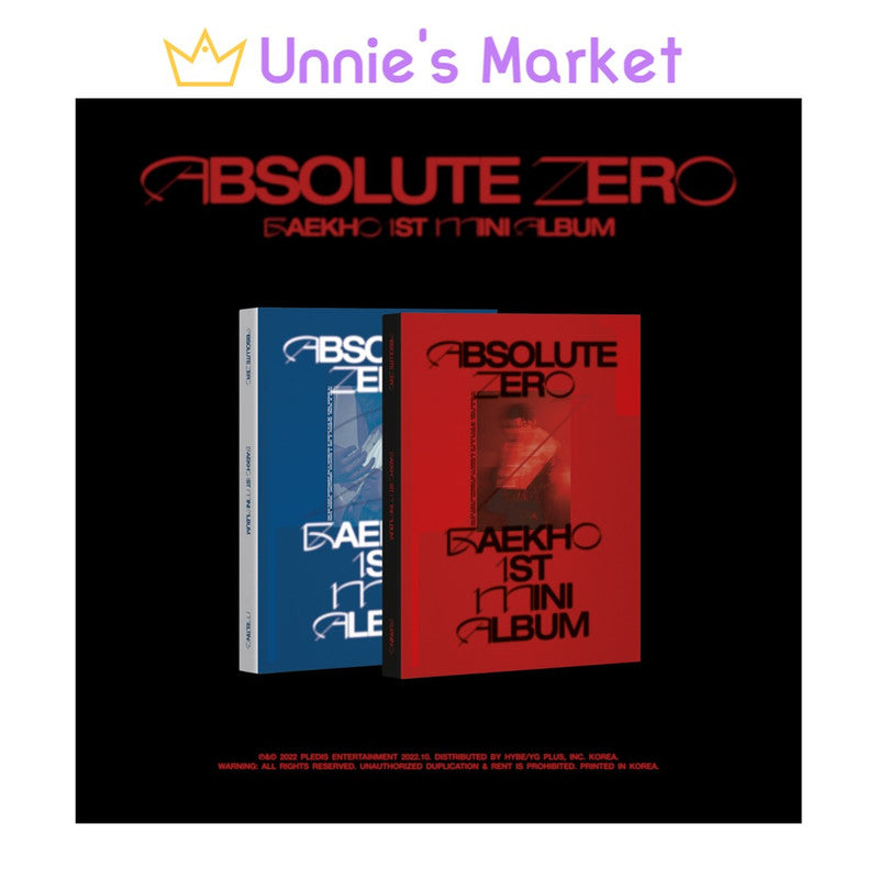 BAEKHO [Absolute Zero] 1st Mini Album