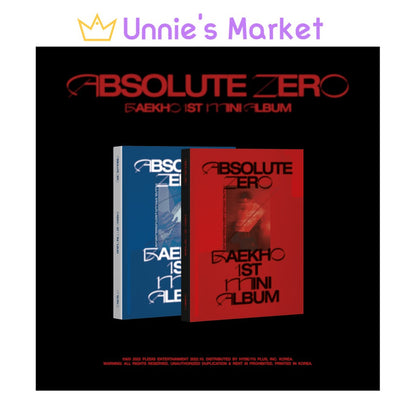 BAEKHO [Absolute Zero] 1st Mini Album