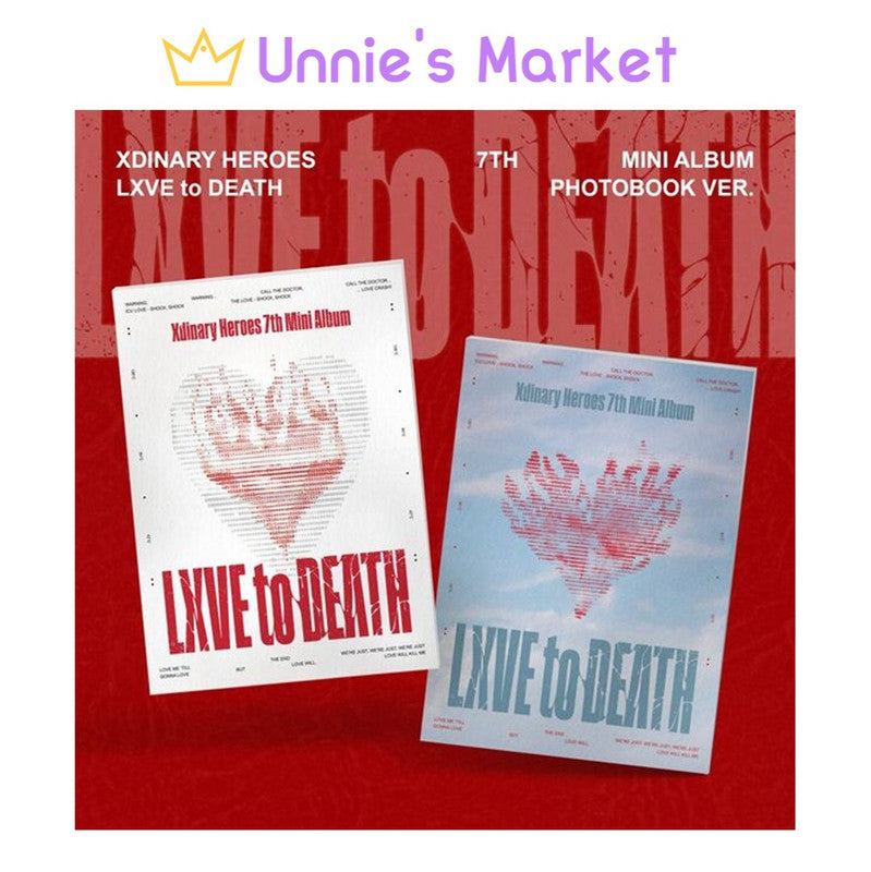 (Photobook Ver.) Xdinary Heroes - LXVE to DEATH 7th Mini Album + Free Gift