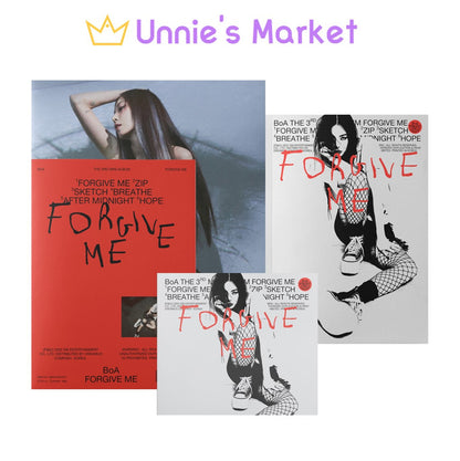 BOA [Forgive Me] Album (Digipack ver. / Forgive ver. / Hate ver.)