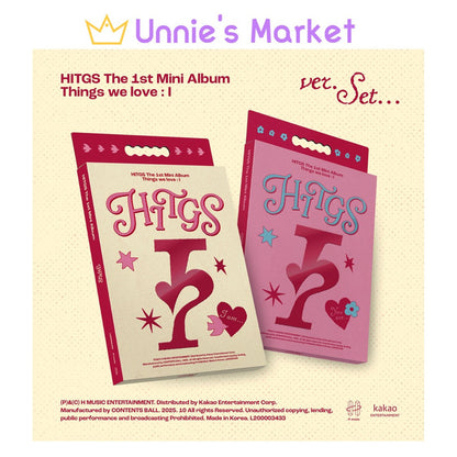HITGS - Things we love: I (I am… ver. You are… ver.) / The 1st Mini Album + Free Gift