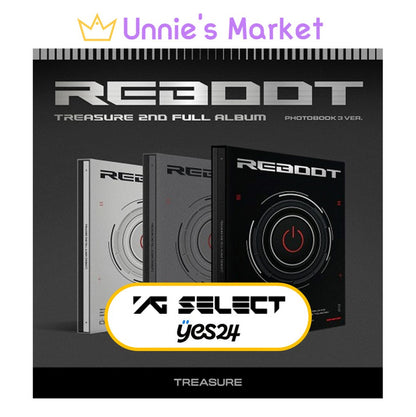 [POB] TREASURE 2ND FULL ALBUM [REBOOT] (PHOTOBOOK VER.) + Free Gift