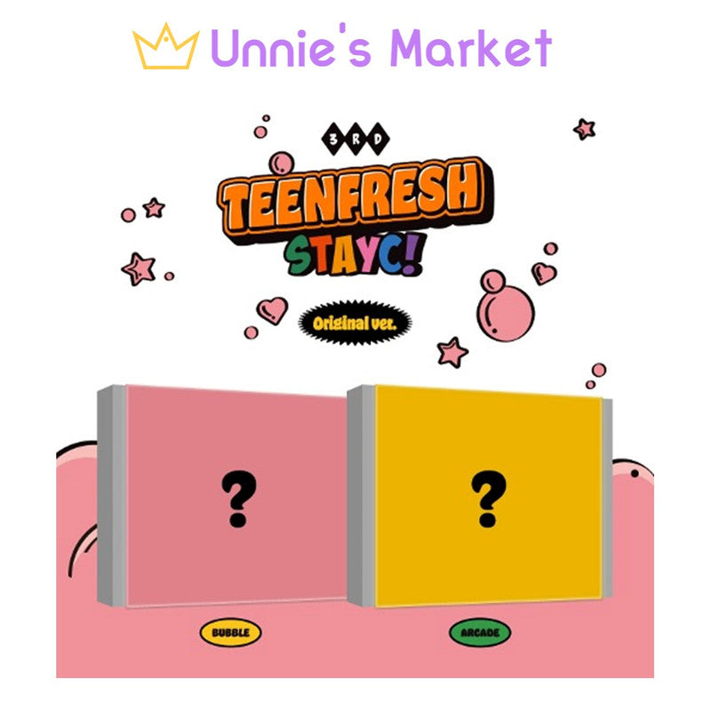 [NO POB] STAYC - TEENFRESH (BUBBLE ver. / ARCADE ver.) 3rd Mini Album