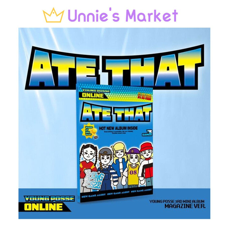 YOUNG POSSE[ATE THAT] EP Album (Magazine Ver.) + Free Gift