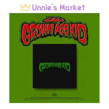 ZICO [Grown Ass Kid] 4th Mini Album