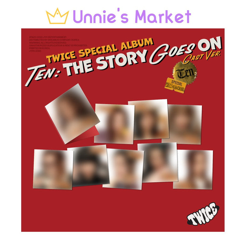 TWICE - TEN: The Story Goes On (Cast Ver.) + Free Gift