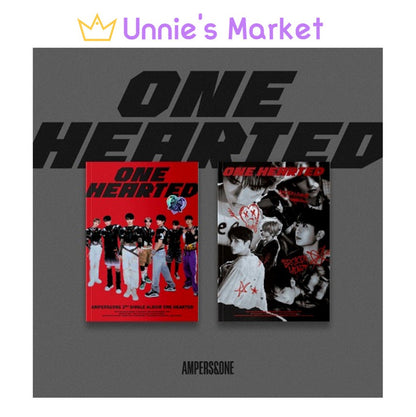 AMPERS&ONE - ONE HEARTED 2nd Single Album (Heart ver. / Broken ver.) + Free Gift