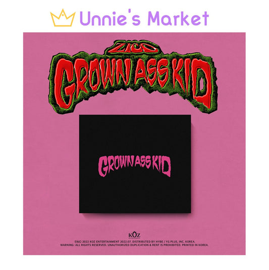 ZICO [Grown Ass Kid] Jewel Ver. 4th Mini Album