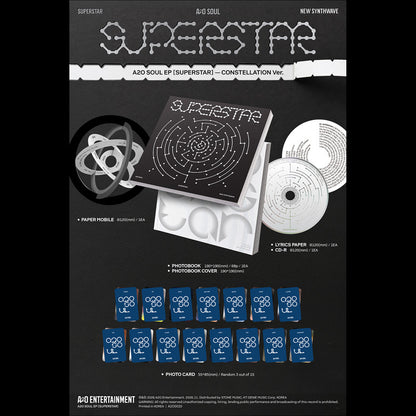 [Pre-order] A2O SOUL SUPERSTAR EP Album Official Sealed (SET) + Free Gift