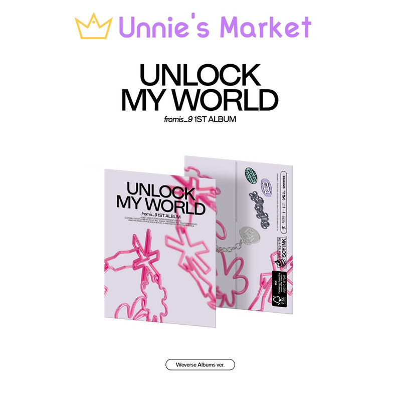 fromis_9 Unlock My World Weverse Albums ver.(Random)