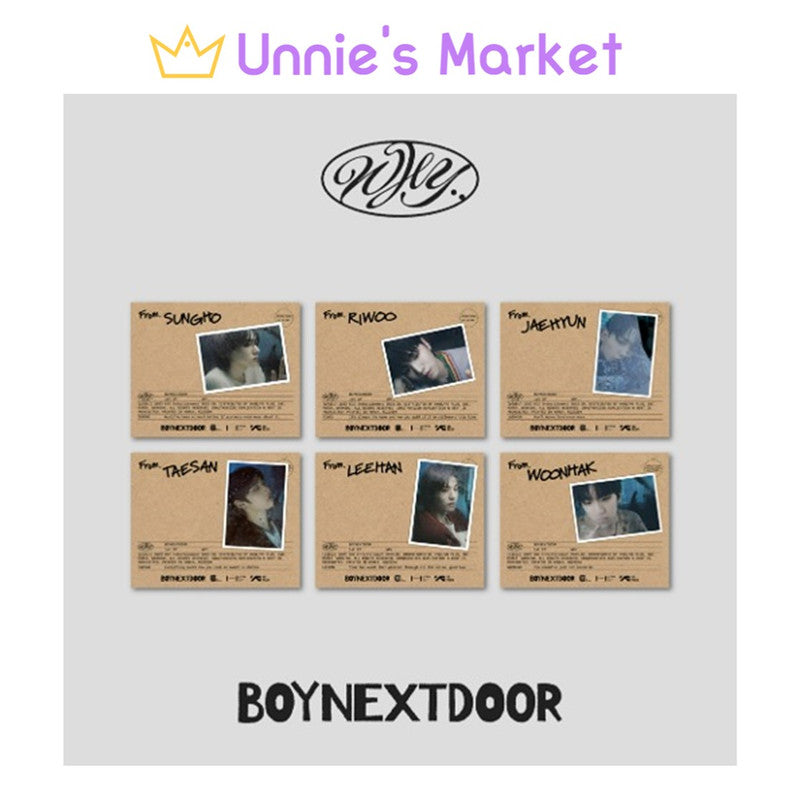 BOYNEXTDOOR - 1st EP ‘WHY..’ (LETTER ver.)