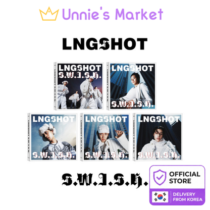 [Pre-order] [SITE POB] LNGSHOT EP SWISH Standard Version Official Sealed KPOP Album + Free Gift