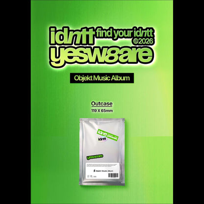 idntt - yesw8are (yesweare) Objekt Music Album ver. + Free Gift