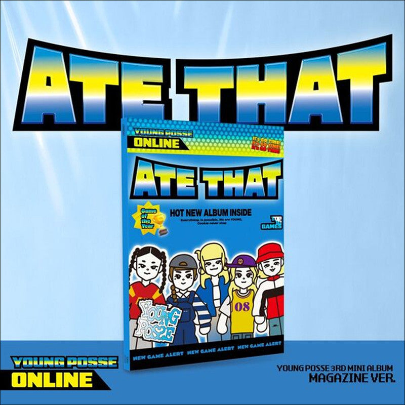 YOUNG POSSE[ATE THAT] EP Album (Magazine Ver.) + Free Gift