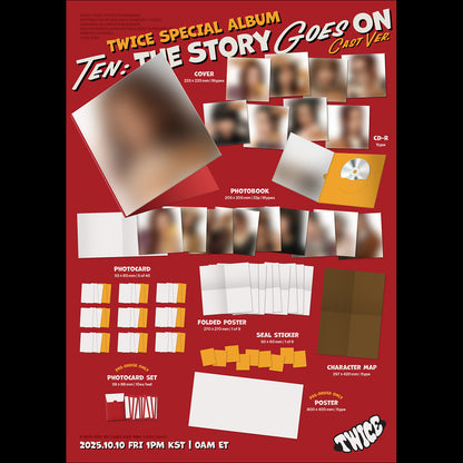 TWICE - TEN: The Story Goes On (Cast Ver.) + Free Gift