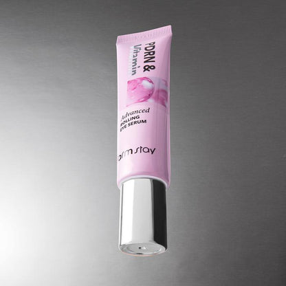 [Farmstay] PDRN & Vitamin Advanced Rolling Eye Serum (25ml) | Anti-Wrinkle Dark Circle Cooling Massager Eye Cream, K-Beauty