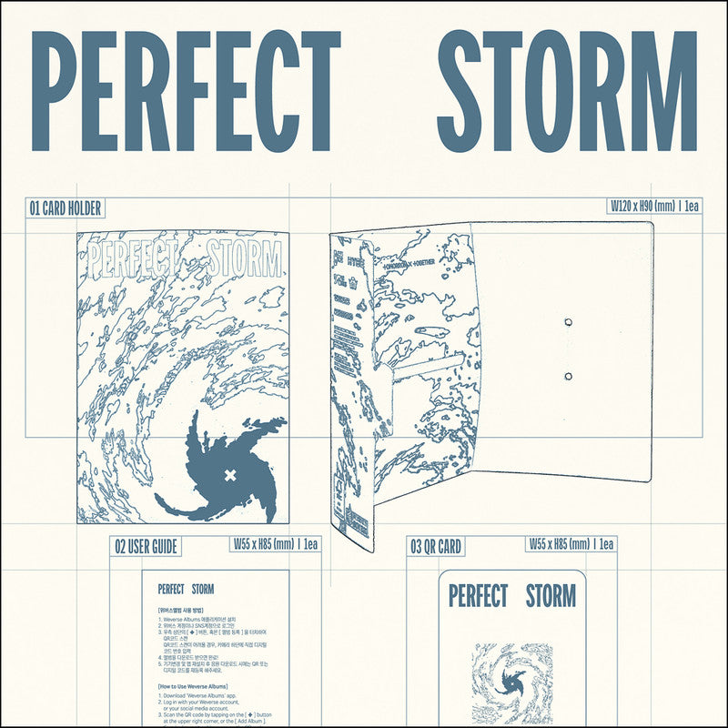 [Pre-order] TOMORROW X TOGETHER (TXT) [PERFECT STORM] 9th Mini Album (Weverse Albums ver.) + Free Gift