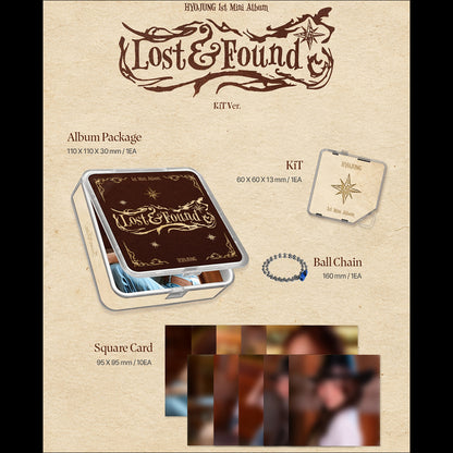 [Pre-order] HYOJUNG (OH MY GIRL) [Lost and Found] KiT Version Official Sealed 1st Mini Album + Free Gift