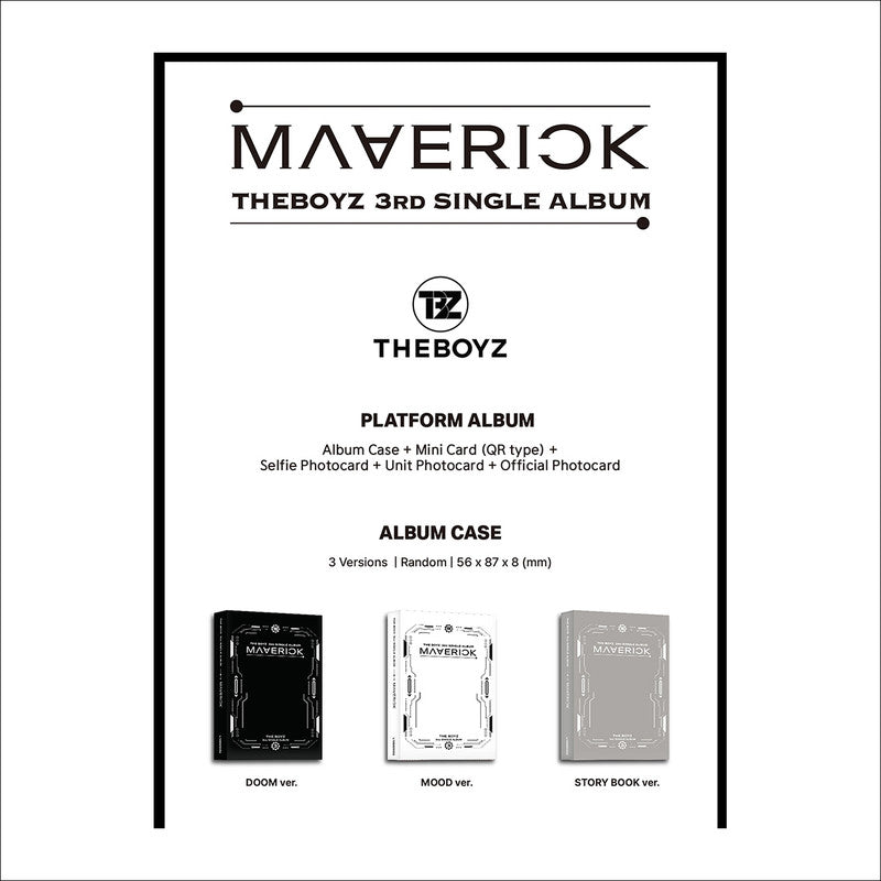 THE BOYZ - MAVERICK Platform Ver. (DOOM ver. / MOOD ver. / STORY BOOK ver.)
