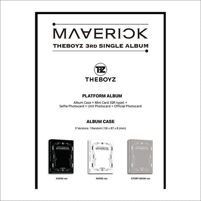 THE BOYZ - MAVERICK Platform Ver. (DOOM ver. / MOOD ver. / STORY BOOK ver.)