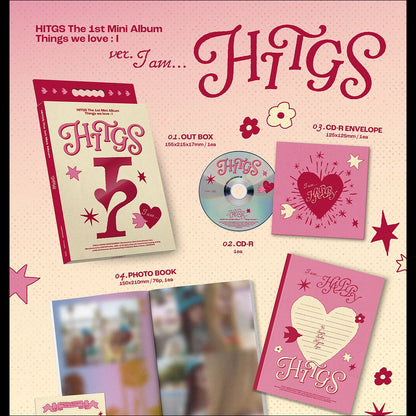 HITGS - Things we love: I (I am… ver. You are… ver.) / The 1st Mini Album + Free Gift