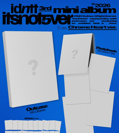 [Pre-order] idntt [itsnotover] 3rd Mini Album + Free Gift
