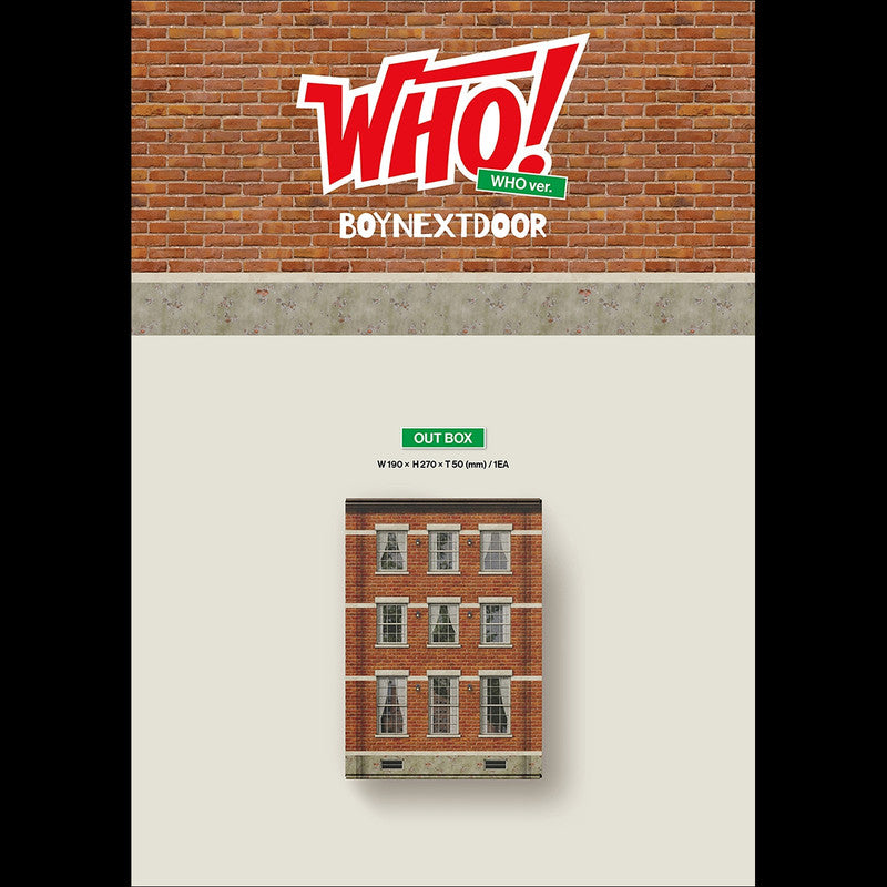 BOYNEXTDOOR WHO! (Who ver. / Crunch ver.) 1st Single Album