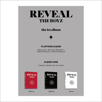 THE BOYZ - REVEAL Platform Ver. (WOLF ver. / MOON ver. / BOY ver.)