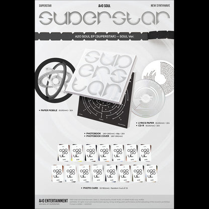[Pre-order] A2O SOUL SUPERSTAR EP Album Official Sealed (Random ver.) + Free Gift