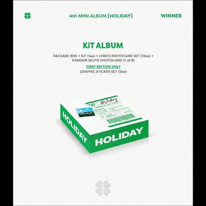 WINNER 4th MINI ALBUM [HOLIDAY] (KiT ver.)