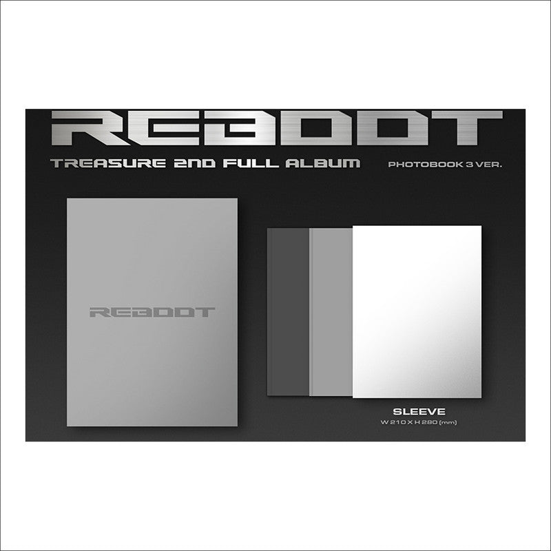 [POB] TREASURE 2ND FULL ALBUM [REBOOT] (PHOTOBOOK VER.) + Free  Gift