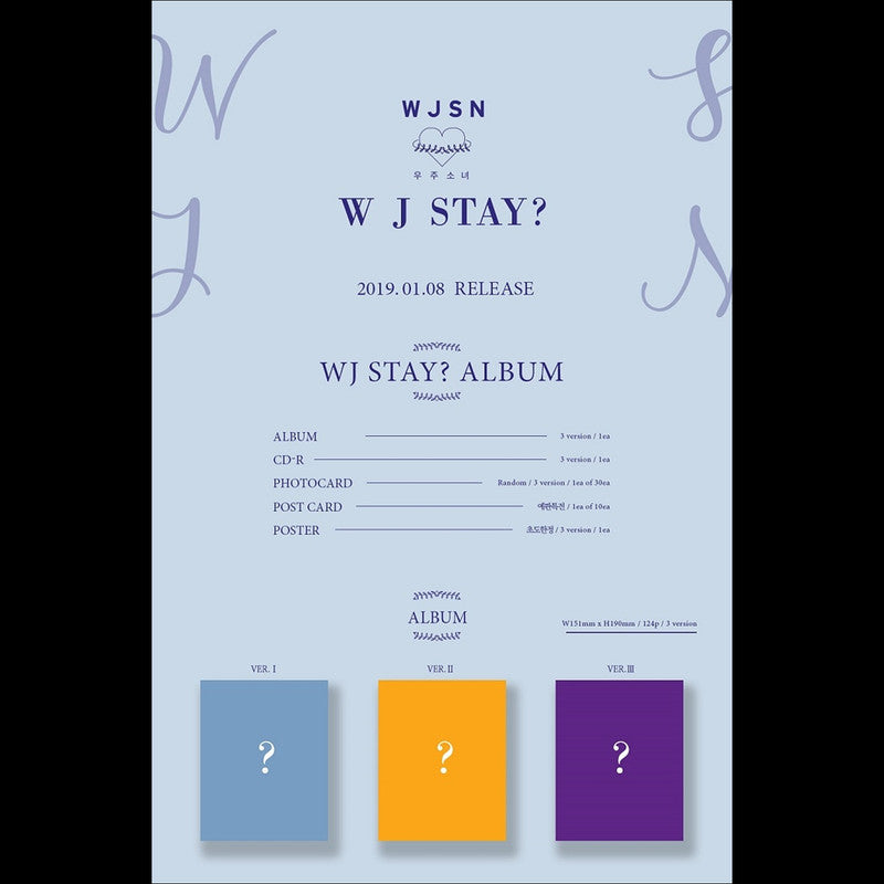 WJSN - WJ STAY Album (Random)