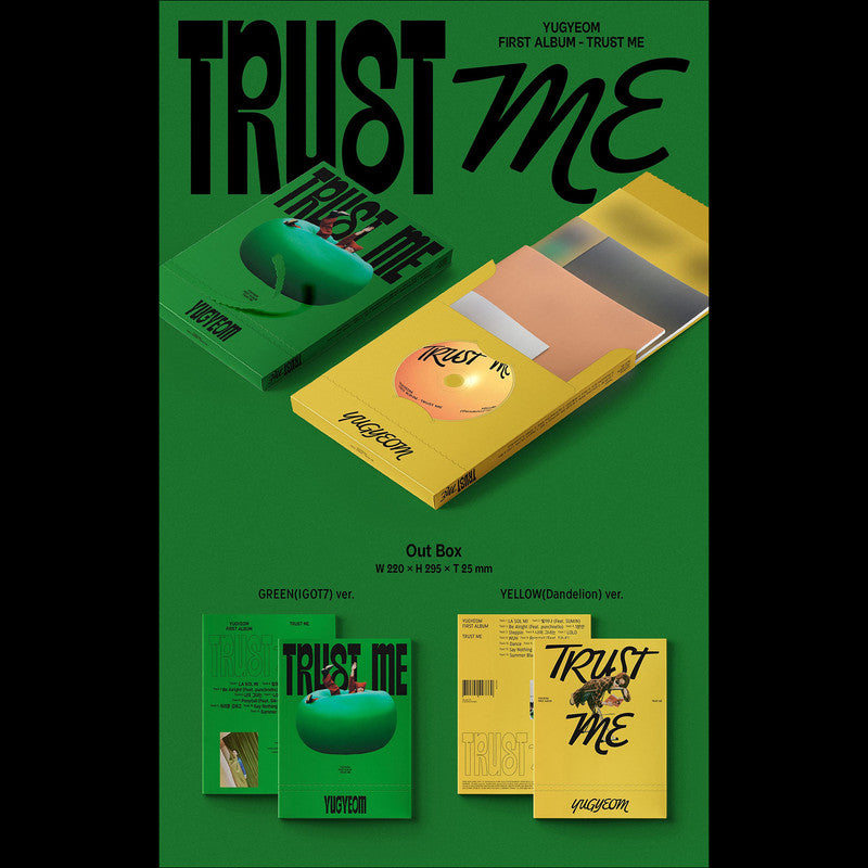 YUGYEOM (GOT7) TRUST ME (GREEN VER./YELLOW VER.) Album