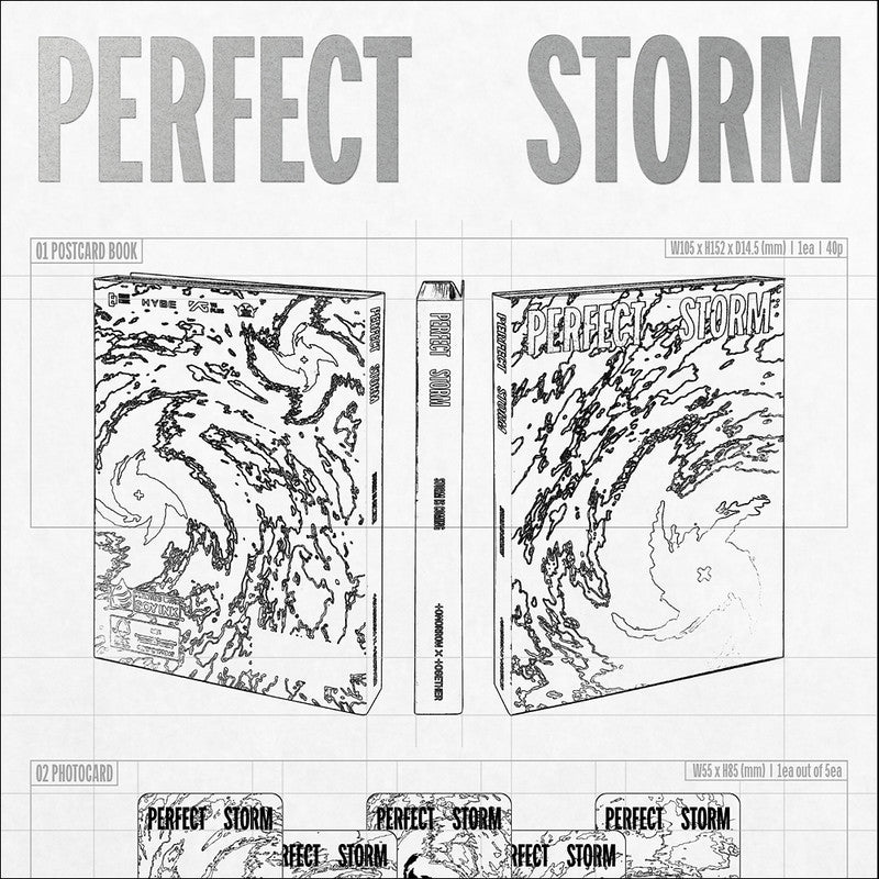 [SET/Pre-order] TOMORROW X TOGETHER (TXT) [PERFECT STORM] 9th Mini Album (STORM IS COMING Ver.) + Free Gift