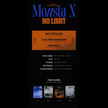MONSTA X [NO LIMIT] 10th Mini Album