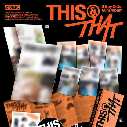 Stray Kids [THIS & THAT] (& VER.) Mini Album + Free Gift
