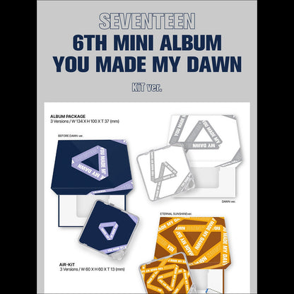 SEVENTEEN - YOU MADE MY DAWN KiT ver. Album (Renewal)