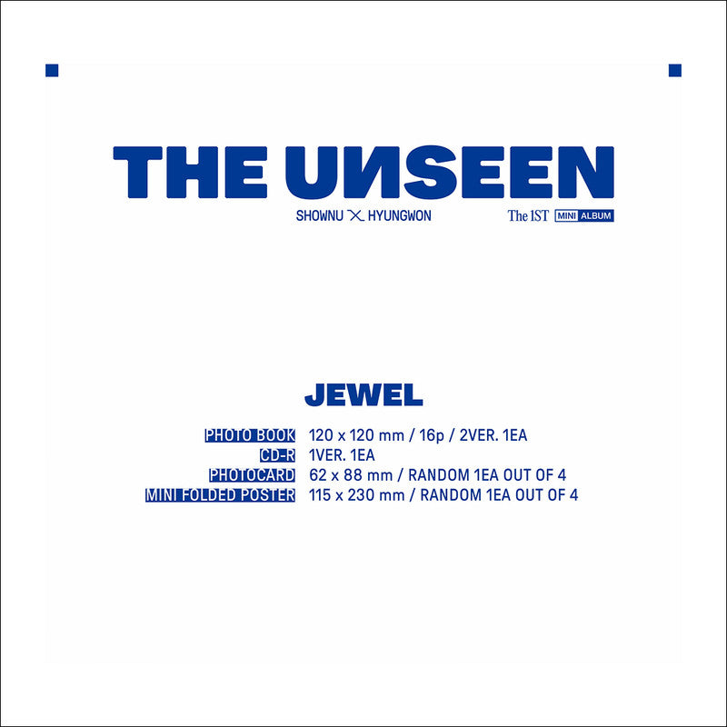 SHOWNU X HYUNGWON - THE UNSEEN Jewel Ver. Limited Edition