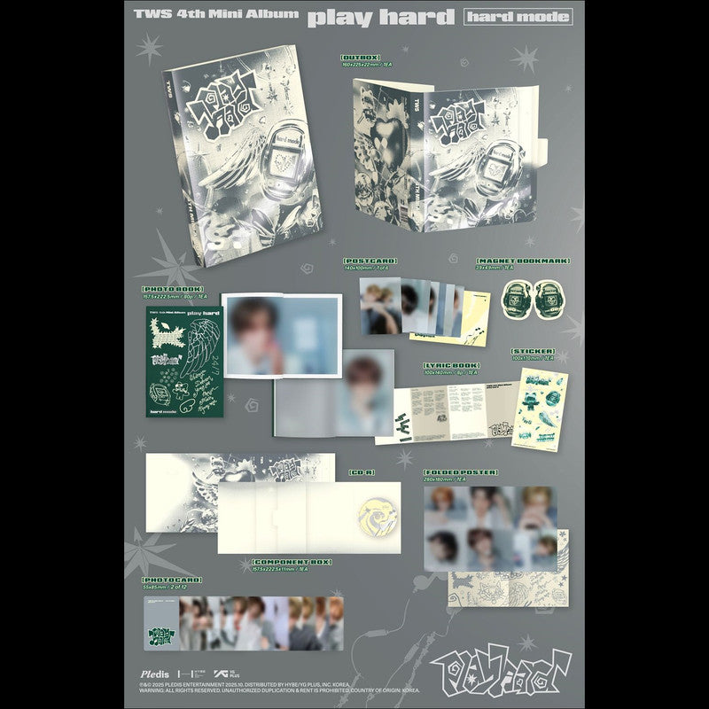 TWS [play hard] 4th Mini Album + Free Gift