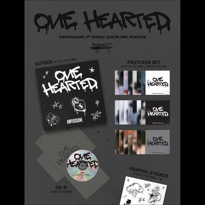AMPERS&ONE - ONE HEARTED 2nd Single Album (Postcard ver.)