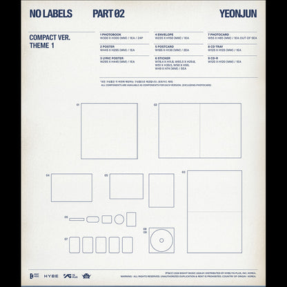 YEONJUN (TOMORROW X TOGETHER) [NO LABELS: PART 02] Compact Ver. + Free Gift