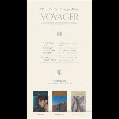 MONSTA X KIHYUN [VOYAGER] 1st Single Album