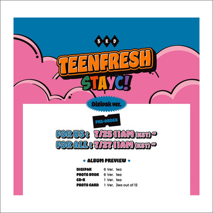 STAYC - TEENFRESH Digipack Ver.