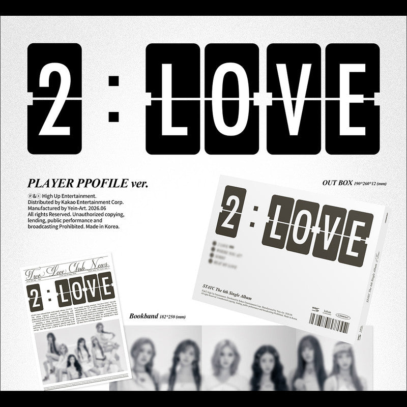 [Pre-order] STAYC [2LOVE] The 6th Single Album + Free Gift