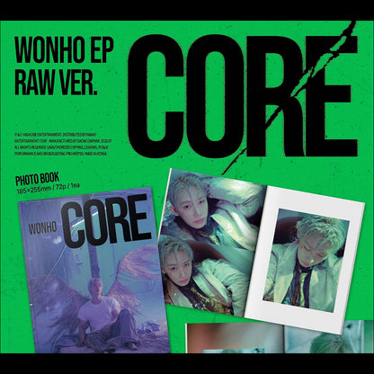 WONHO [CORE] Raw ver. EP Album + Free Gift